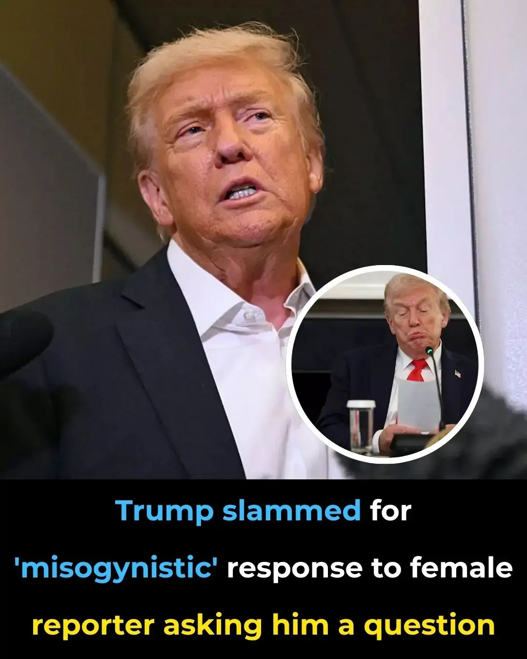 Crece la reacción tras el comentario despectivo de Trump a una periodista