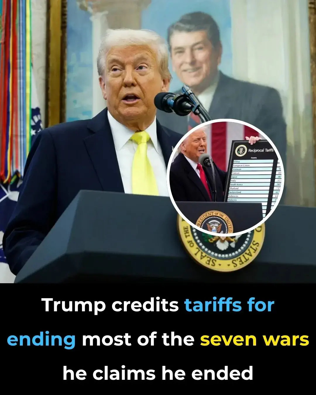 Trump afirma que los aranceles pusieron fin a seis guerras: la política detrás de su última afirmación sobre política exterior