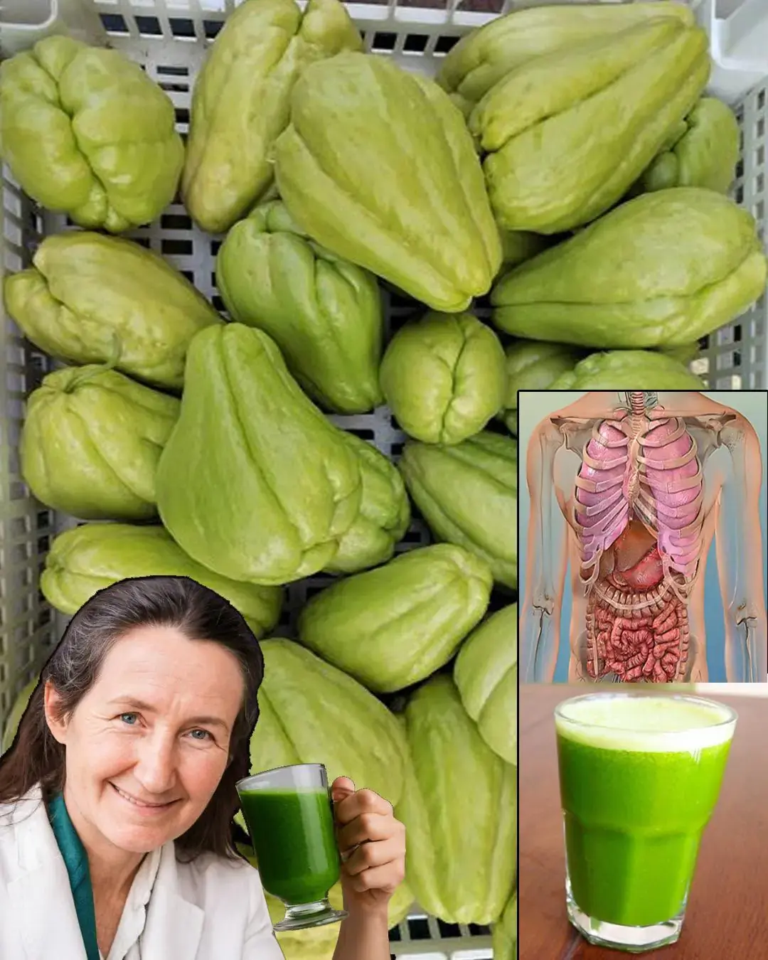 Remedio con chayote: cura natural para el dolor, la hinchazón, la presión arterial y el colesterol