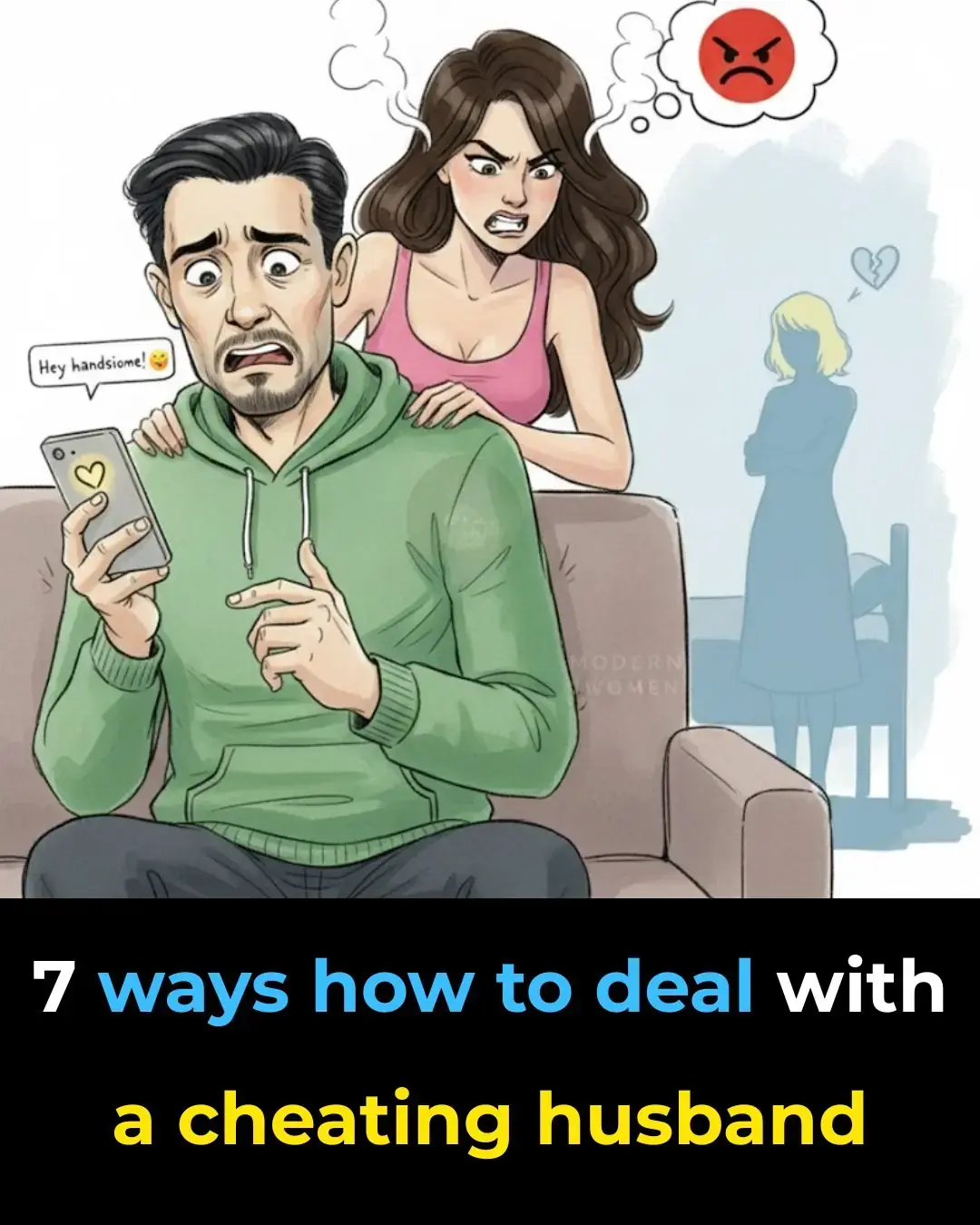 7 maneras de lidiar con un marido infiel